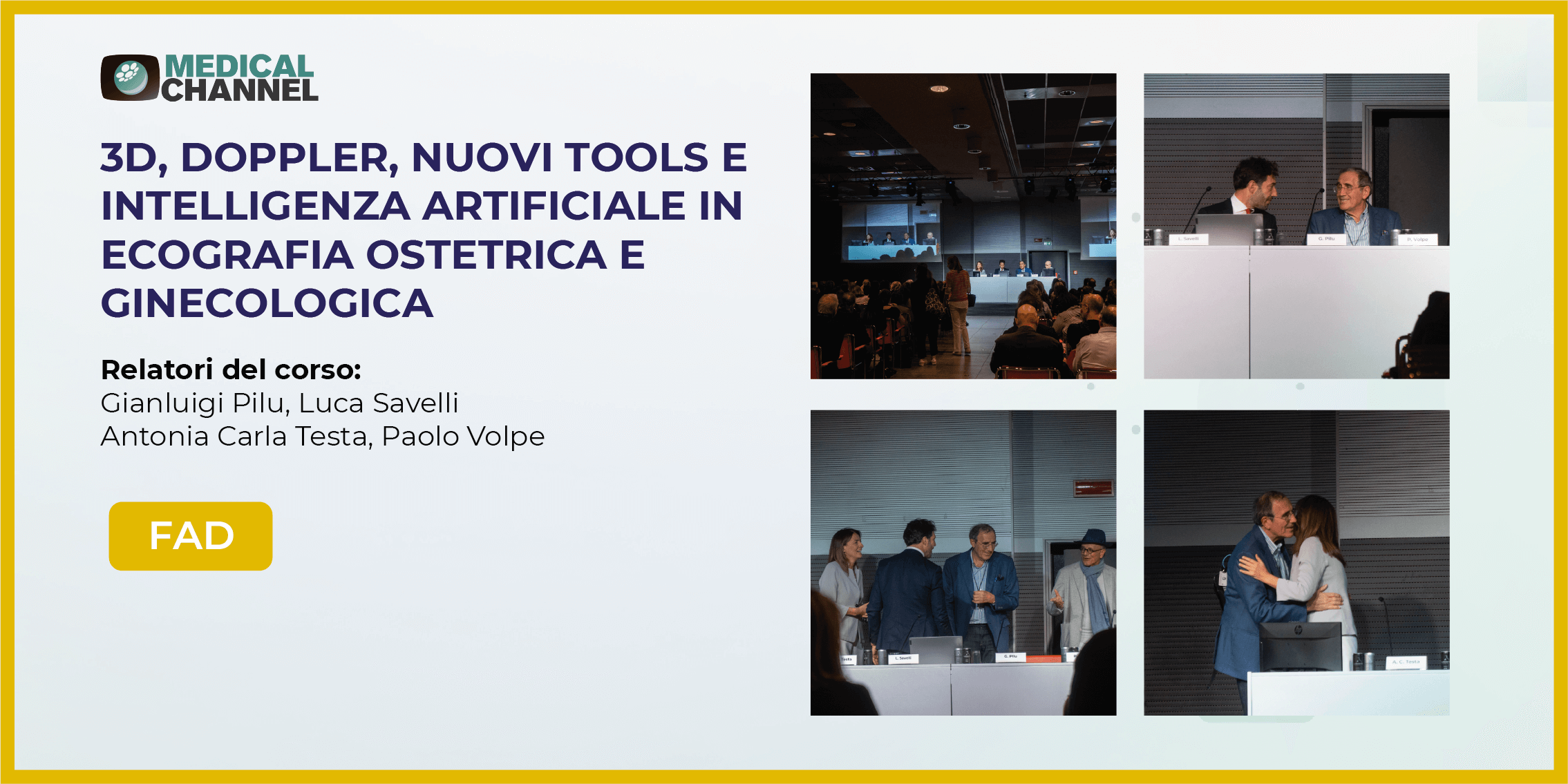 3D, doppler, nuovi tools e intelligenza artificiale in ecografia ostetrica e ginecologica - FAD